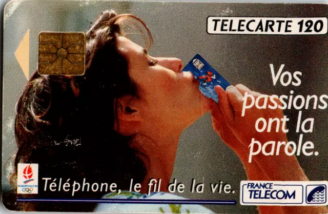 Telecarte 120 - Frankreich - B210A0101 - 12/91 - Vos passions ont la parole