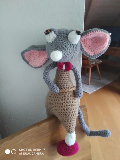 Soeben fertig geworden 2 neue Tiere Affe 🐒 + Ratte echte Hand Arbeit