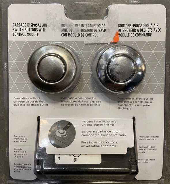 MOEN ARC4200CH/SN GARBAGE Disposal Air Switch Buttons With Control