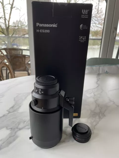 Panasonic-Leica 200mm f/2.8 mit TC-14