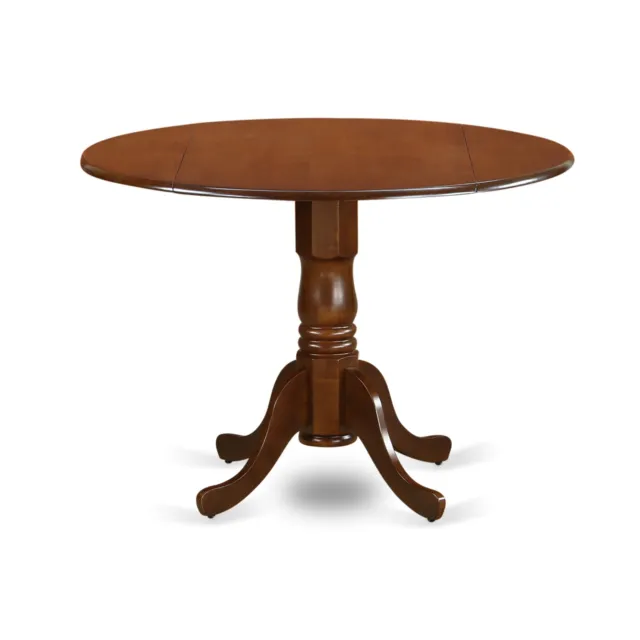 DLT-SBR-TP Round Table with 29" Drop Leaves in Espresso