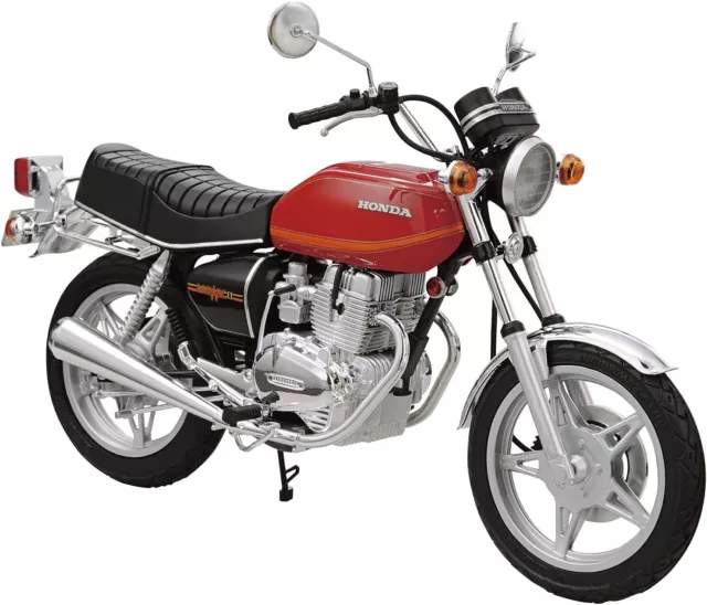 1/12 Aoshima The Bike Series #35 Honda CB400T Hawk-II 1978 Plastic Model Kit
