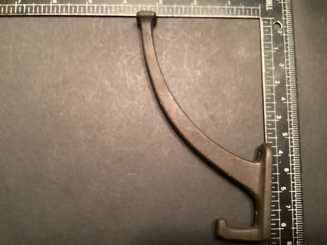 Vintage Large Arts & Crafts Mission Style Coat Hat Hook Clothes Robe Hall Tree 5