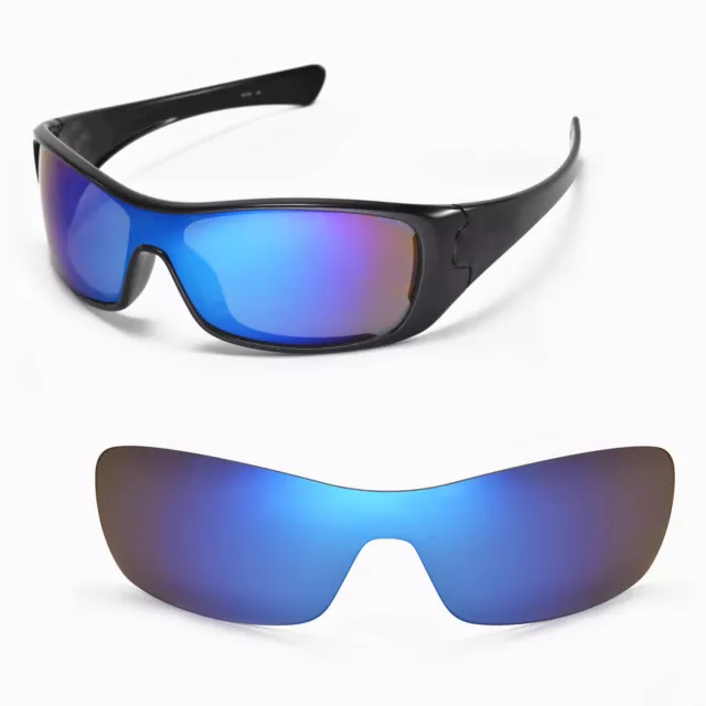 New Walleva Polarized Ice Blue Replacement Lenses For Oakley Antix Sunglasses