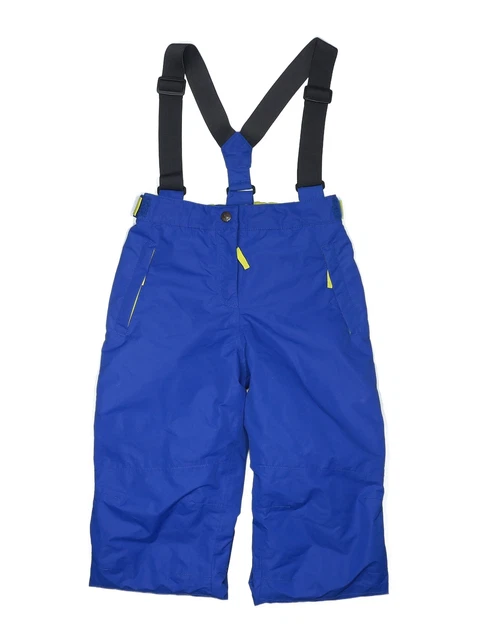 Mini Boden Girls Blue Snow Pants With Bib 11