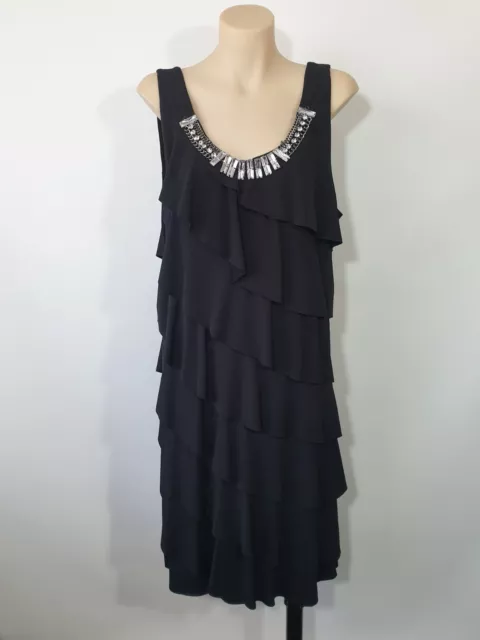 Spoil Yourself Size 14 Black Sleeveless Dress