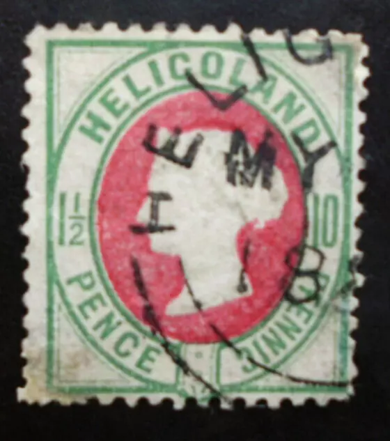 Helgoland, Mi.-Nr.: 14 , gestempelt Heligoland BPP geprüft
