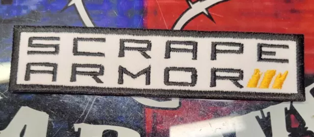 Parche De Armadura Raspado Bordado