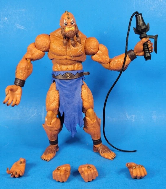 Masters of the Universe Action Figure Beast Man - Personaggio MOTU con Mosse d'Attacco - Da Collezione - Alto 14 cm - Regalo per Bambini 4 + Anni