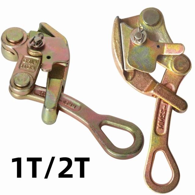 1/2Ton Multifunctional Cable Grip Wire Rope Jaw Puller Haven Clamp Pulling Tool
