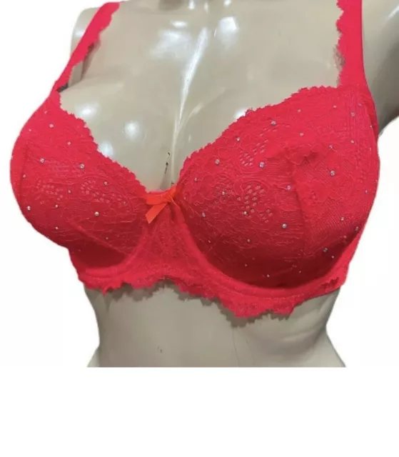 Size 32D/34C - Victoria's Secret Dream Angels Demi Peach Bustier