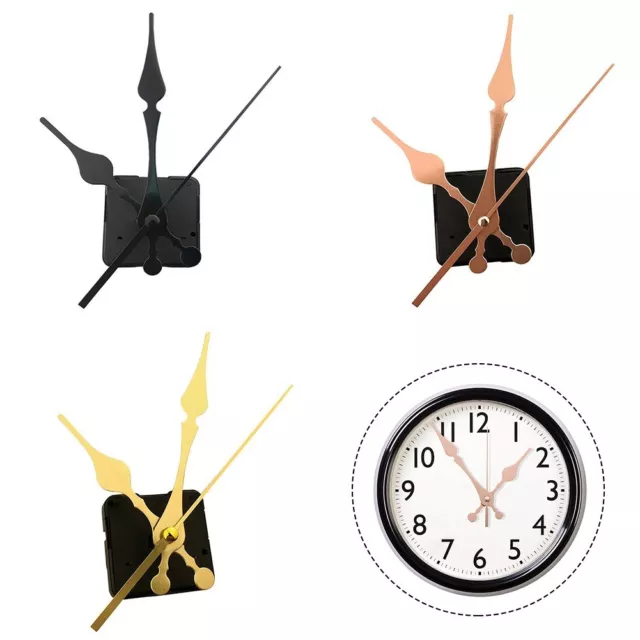 Quartz Clock Mechanism Kit for DIY Wall Clocks Long Hands and Components