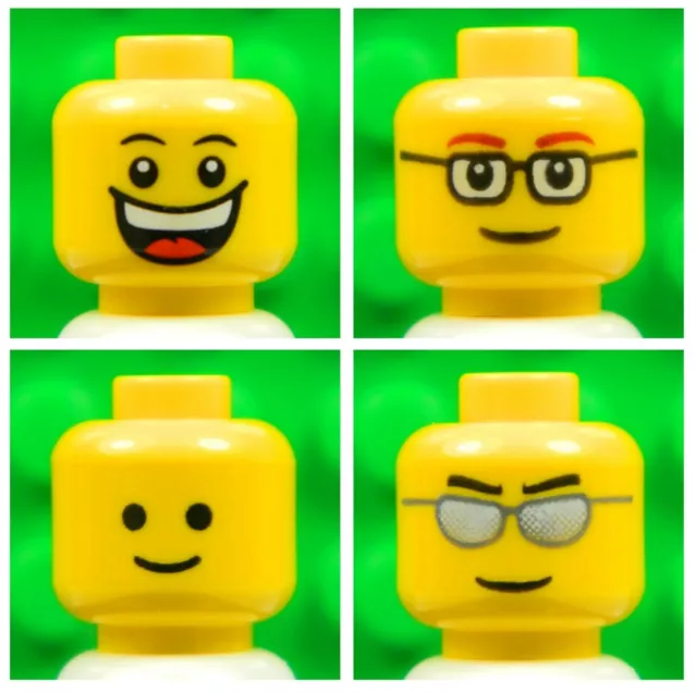 Man with lego 2025 head