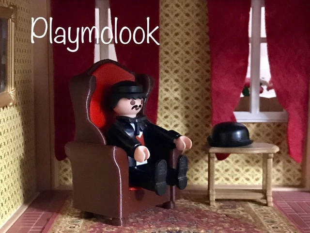 Canapé Fauteuil Salon Miniature Maison Mansion Victorien Playmobil Personnalisé