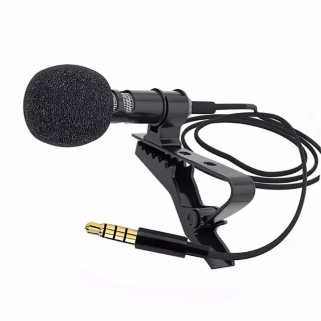 Lavalier Mic Mini Clip-on Ultimate Omnidirectional Portable Wired Microphone