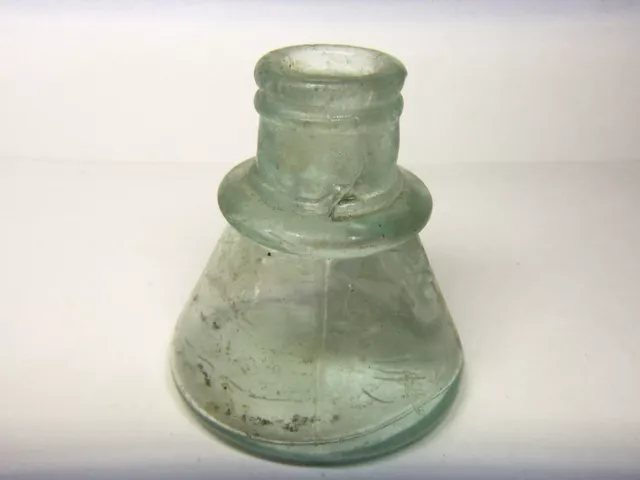 Vintage Carter's Glass Inkwell Ink Bottle