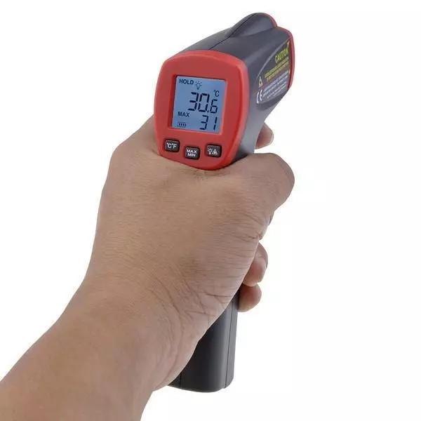 Thermomètre Laser À Infrarouges Mesure A Distance -18 +380 °C