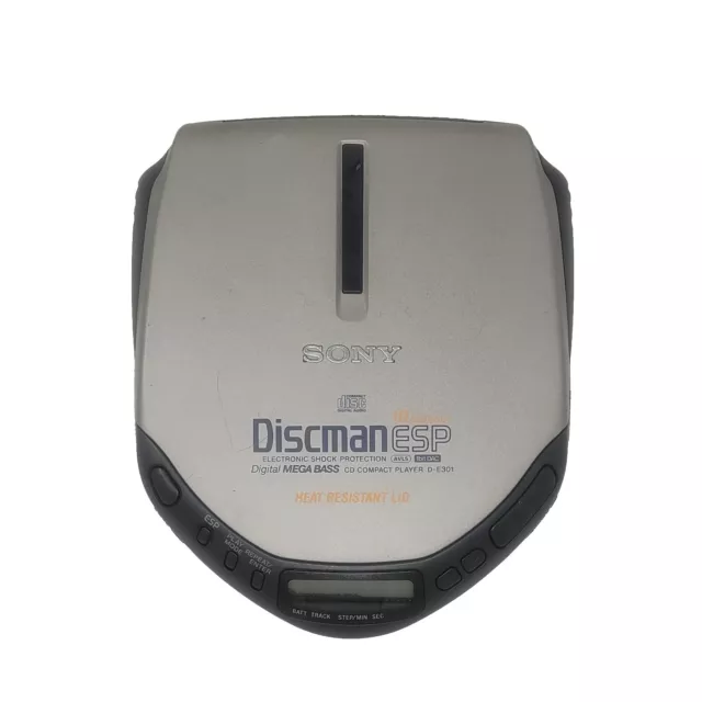 Sony Discman ESP CD Compact Player Mega Bass D-E301 - Tested