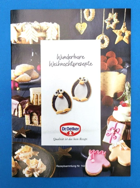 Dr.Oetker Rezeptsammlung Nr.142 Wunderbare Weihnachtsrezepte ... NEU + ungelesen