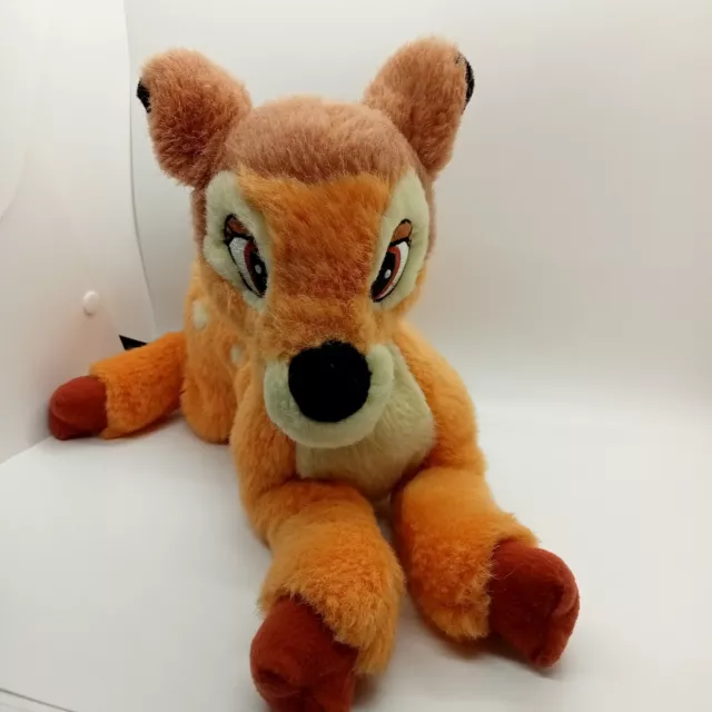 Disney Store Floppy Bambi 10" Soft Toy Plush Beanie Comforter