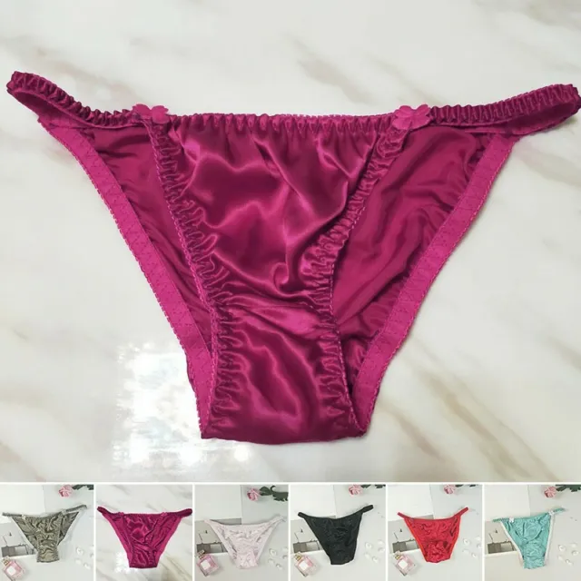 FEMME STRING SOUS-VÊTEMENT Exotique Culotte Coton Sexy Slip Soie Intimates  EUR 7,31 - PicClick FR