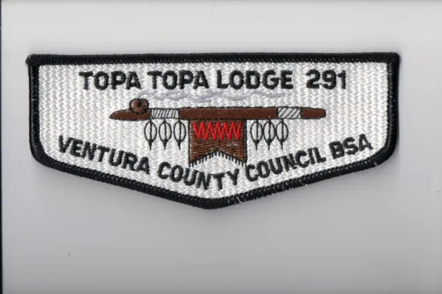 Lodge 291 Topa Topa OA flap