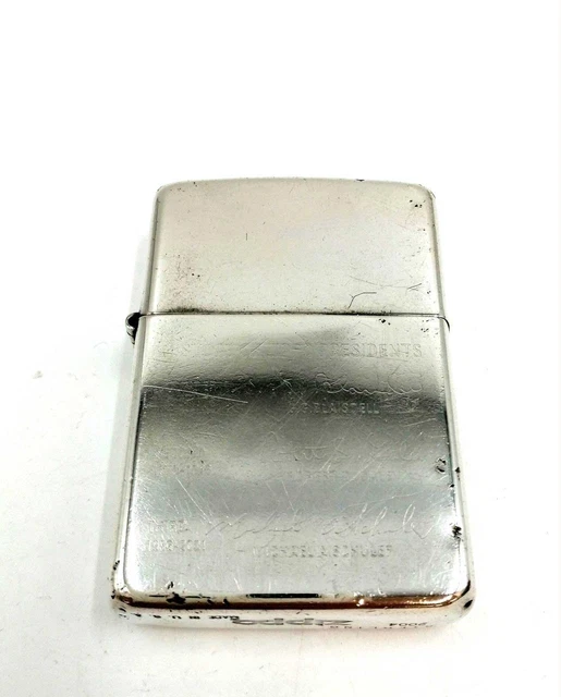 Story Of Zippo Presidents    2004 Sterling Zippo