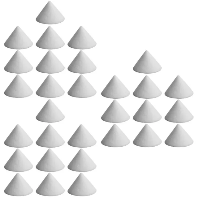 30 piezas de arcilla horno de cerámica para uñas horno de cerámica óxido de aluminio blanco