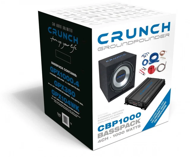 Croquer CBP1000 Paquet Subwoofer Amplificateur Son Basse Énergie Usine Voiture