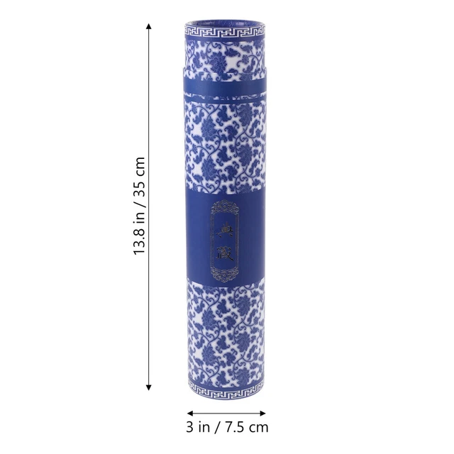 6 PZ SCATOLA Cilindri Per Pergamene Cinesi Imballaggio EUR 52,13 - Foto 6