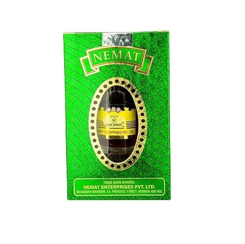 ORIGINAL NEMAT &MUSK Amber" Branded Quality NonAlcoholic Attar 10ml