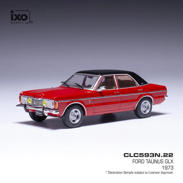 Miniature Auto 1/18 – Ford Taunus GXL 1971 Verte (Toit Vinyl Noir) Par KK-Scale – Modèle Neuf
