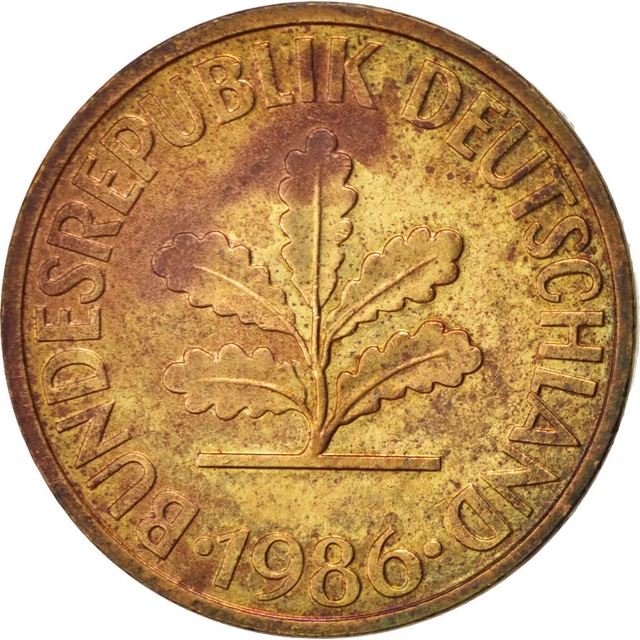 11 pièces de monnaie Allemande de 1967 à 1986