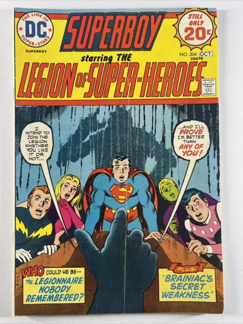Superboy #204 (1974) Legion of Super Heroes | DC Comics(a)