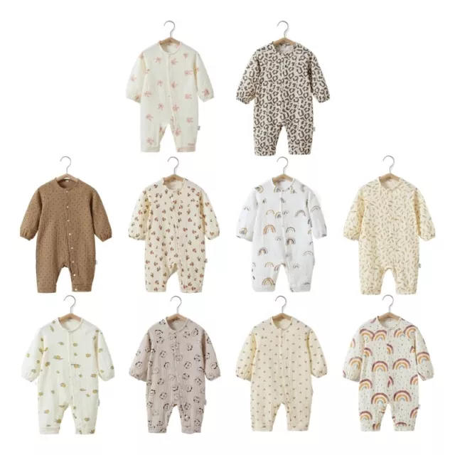 Romper Cartoon Print Baby Boys Girls Clothing Jumpsuit Spring Summer