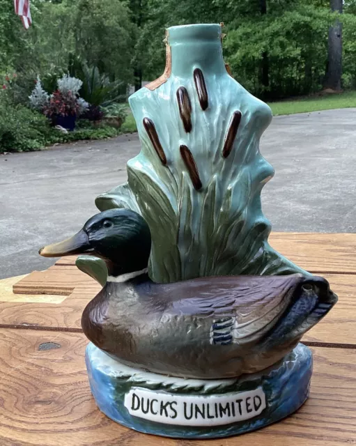 Vintage Jim Beam 1974 Ducks Unlimited Regal China Liquor Bottle Ceramic Duck