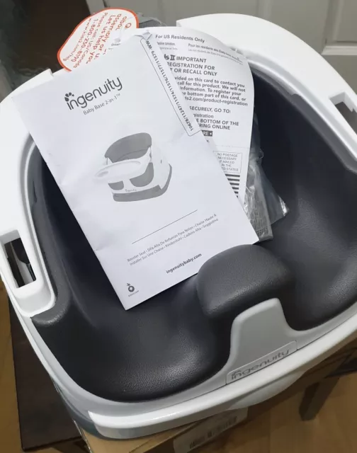 INGENUITY BABY SEAT White Grey 13.00 PicClick UK