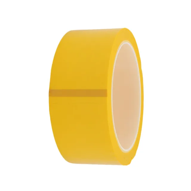 40mm Width 50m Long Single Sided Strong Self Adhesive Mylar Tape Yellow