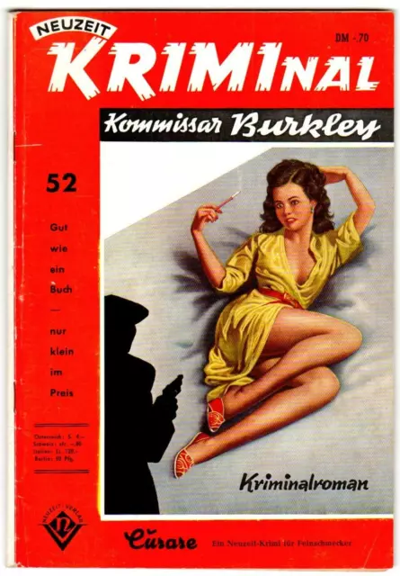 2 - Neuzeit Kriminal Nr. 52, Kommissar Burkley, Curare