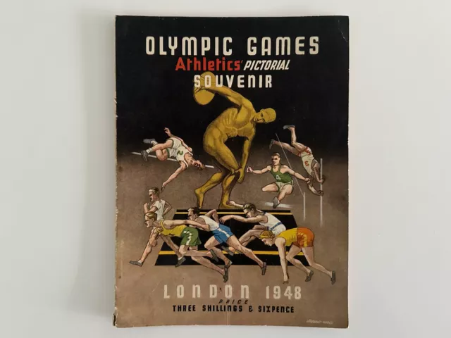 1948 OLYMPICS LONDON - Athletics Pictorial Souvenir Magazine