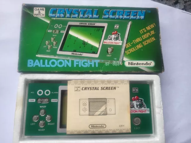 Nintendo Balloon Fight Crystal Game & watch