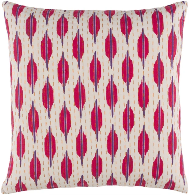 Surya Kantha 22" x 22" Large Square Pillow Cover KTH006-2222