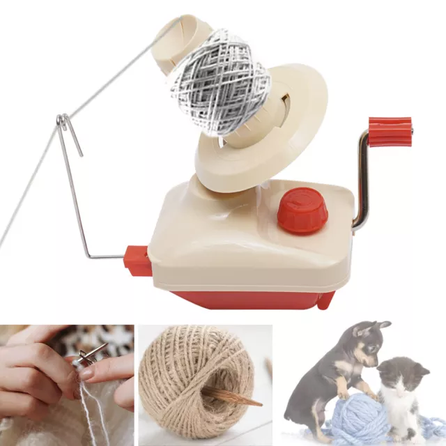 Hand Operated Wool Yarn Winder For Knitting And Crocheting Manual