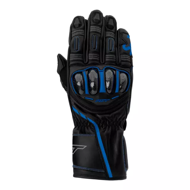 RST S1 CE Mens Motorcycle Sport Touring Gloves 3033 Black Grey Blue