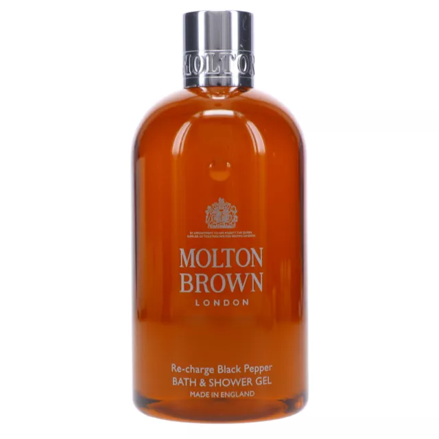 Gel de baño y ducha de pimienta negra recarga Molton marrón 10 oz