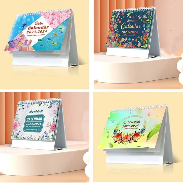 JUNE 2023 TO December 2024 Desktop Calendars Academic Calendar Office  $20.79 - PicClick AU