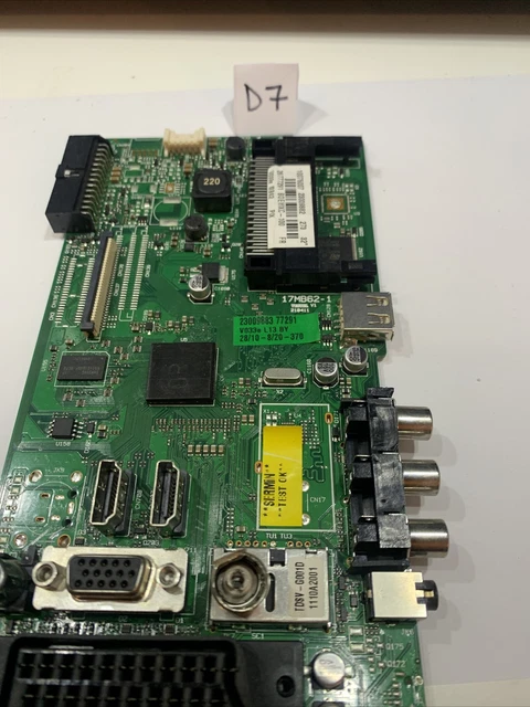 Carte Mère Pour TV Vestel 17MB62-2.6 Compatible Philips 32PFL2807H/12 - Occasion