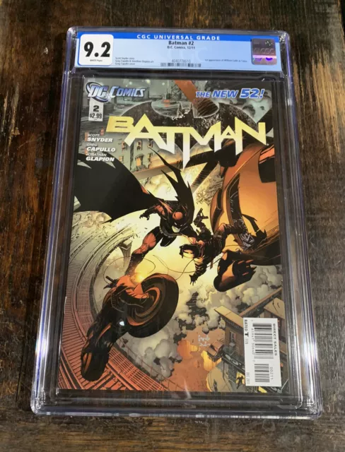 Batman Comic #2 CGC 9.2⭐️1st Appearance Of William Cobb⭐️Talon⭐️⭐️