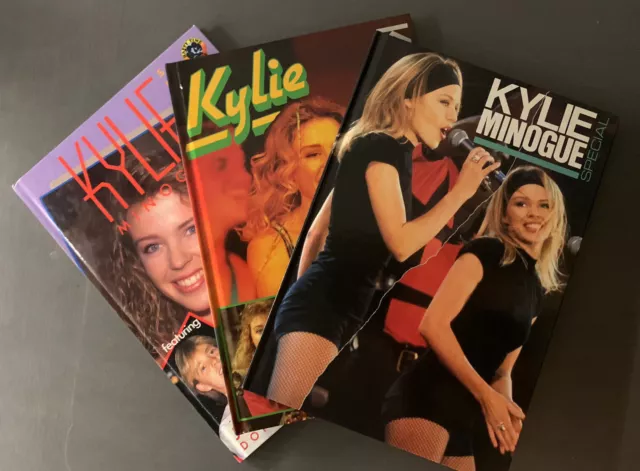 Set Of 3 Kylie Minogue Special Books In Hardcover