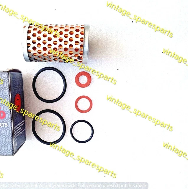 Kit Entretien Royal Enfield - Filtre à Huile + Joints + Rondelles - Premiers Modèles